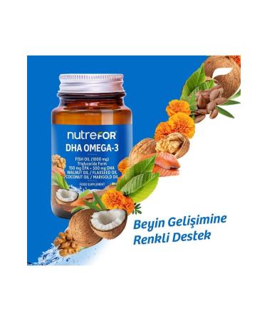 Nutrefor Dha Omega 3 30 Capsules - Buy Online on GoSupps.com