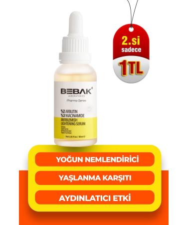 Bebak Pharma Skin Tone Equalizer Brightening Arbutin Serum 2% Arbutin 3% Niacinamide Serum 30ml