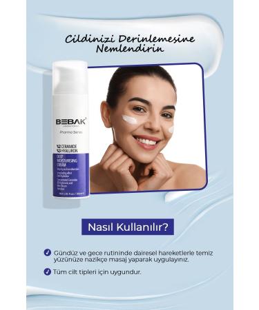 Bebak Pharma Intensive Moisturizing Cream for Dry and Atopic Skin eramide %3 Hyaluron 30ml - Buy Online on GoSupps.com