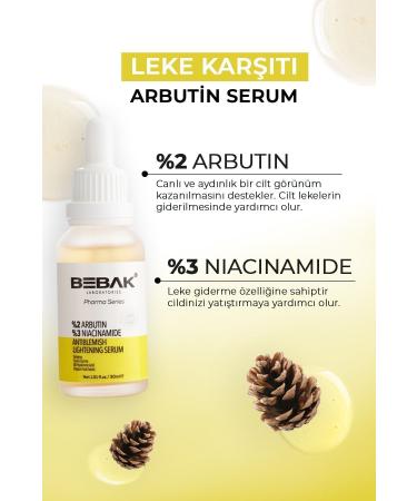 Bebak Pharma Skin Tone Equalizer Brightening Arbutin Serum 2% Arbutin 3% Niacinamide Serum 30ml - Buy Online on GoSupps.com