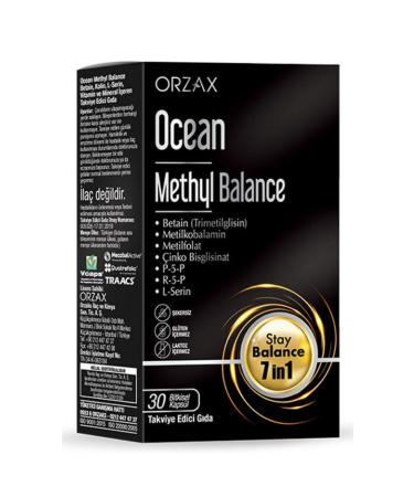 Orzax Ocean Methyl Balance 30 Herbal Capsules