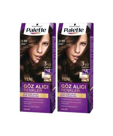Eye-Catching Colors in Palette 3-65 Chocolate Brown X 2 Pieces