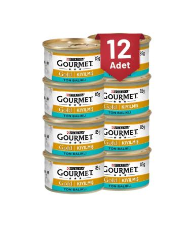 Gourmet Canned Cat Food with Chopped Tuna 85 Gr