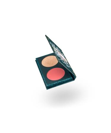 KIKO BRIDGERTON BOUQUET BLUSH & HIGHLIGHTER DUO - Face Palette with Blush and Highlighter