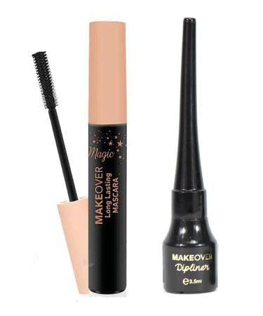Makeover Magic Long Lasting Mascara + Magic Black Dipliner 3.5 Ml
