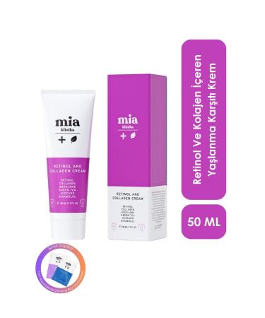 mia clinica retinol and collagen anti-aging cream