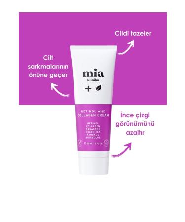 mia clinica retinol and collagen anti-aging cream - Buy Online on GoSupps.com