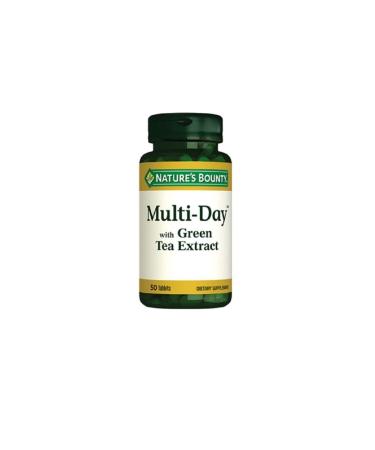 Natures Bounty Multi-Day With Green Tea Extract 50 Tablets