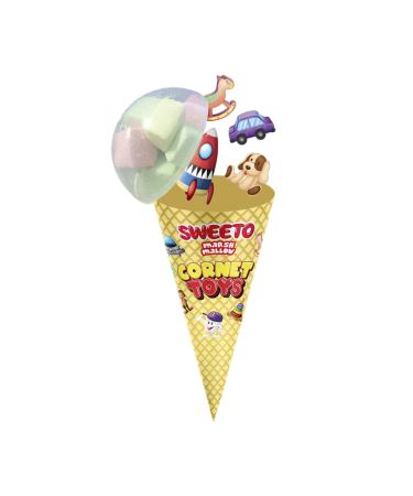 SWEETO Cornet Marshmallow 18gr. x 12 Pieces - Buy Online on GoSupps.com