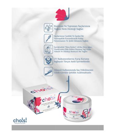 Choisi Intensive Effective Hair Mask Shea Butter Wallnut Intensive Hiar Care Mask 250ml - Buy Online on GoSupps.com
