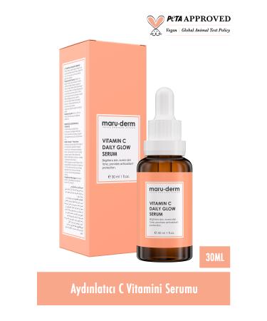 Maru.Derm Vitamin C and Peptide Brightening Skin Care Serum 30 Ml - Buy Online on GoSupps.com