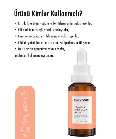 Maru.Derm Vitamin C and Peptide Brightening Skin Care Serum 30 Ml - Buy Online on GoSupps.com