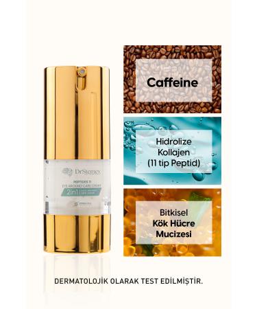 DrStemex Anti-Under Eye Dark Circles and Caffeine Peptides 11 Eye Cream - Buy Online on GoSupps.com