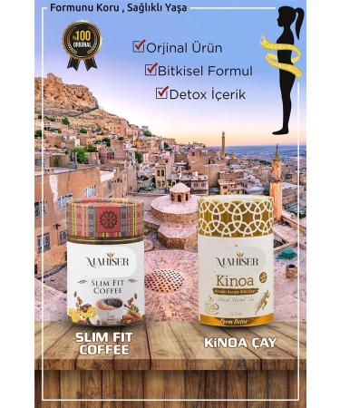 MAH SER Slim Fit Coffee Helping to Lose Weight 1 Box Quinoa Herbal Tea Special Mix 1 Box