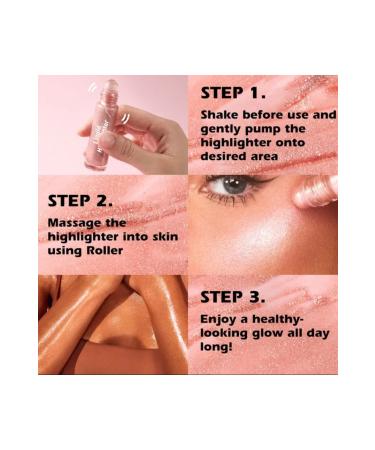 Lesvip's Roll-on Liquid Highlighter Shining Face & Body Illuminator 20ml - Buy Online on GoSupps.com