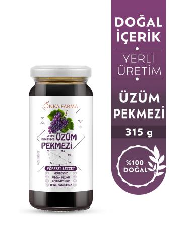OnkaFarma Onka Farma Natural Grape Molasses 315 grams No Additives No Preservatives 0 Pure