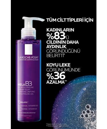 La Roche Posay Mela B3 Dark Spot Cleansing Gel 200 ml X 2 PCS - Buy Online on GoSupps.com