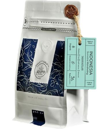 QAPO COFFEE QUALITY AROMATIC PURE ORGANIC Indonesia Sumatra Filter Coffee (1000GR)
