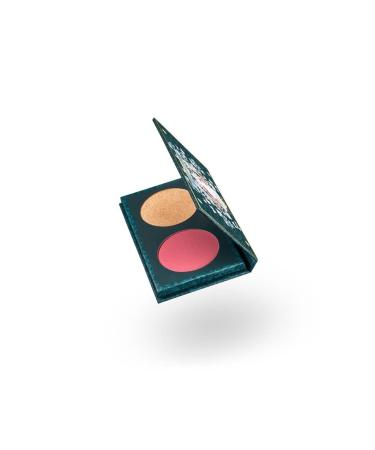KIKO BRIDGERTON BOUQUET BLUSH & HIGHLIGHTER DUO - Face Palette with Blush and Highlighter