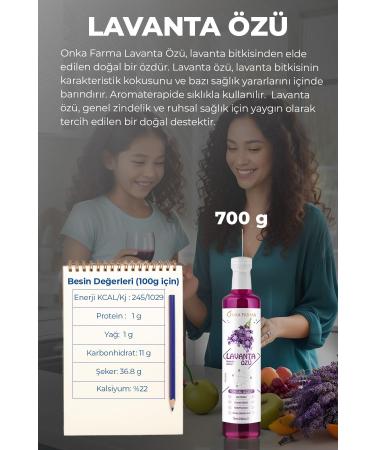 OnkaFarma Onka Farma Lavender Extract 700 Grams Natural Preservative-Free - Buy Online on GoSupps.com