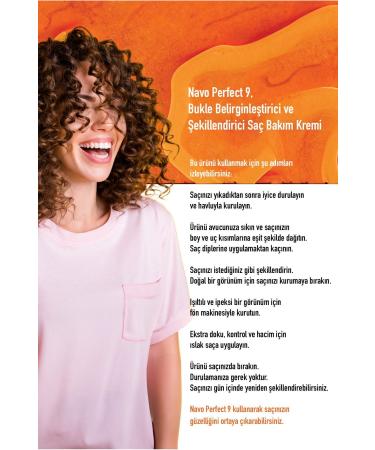 NAVO PROFESSIONAL HAIR CARE Curl Defining Leave-In Conditioner Perfect Shape 9 - 250ml Curly Girl Method - Buy Online on GoSupps.com