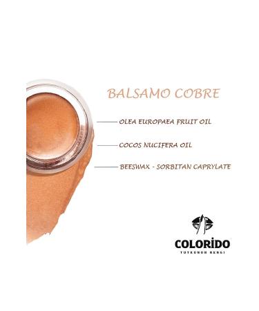 Colorido Cosmetics Colorido Cobre Moisturizing - Antioxidant Shining Balm (Natural Content Lipstick - Eyeshadow - Blush) - Buy Online on GoSupps.com
