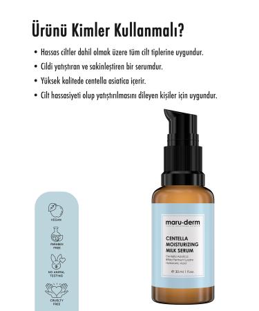 Maru.Derm Maruderm Centella Asiatica Soothing Moisturizing Milk Serum 30 ml - Buy Online on GoSupps.com