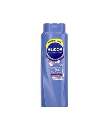 SanalBakkal m Elidor Shampoo Against Dandruff 650ml X 4 Pieces