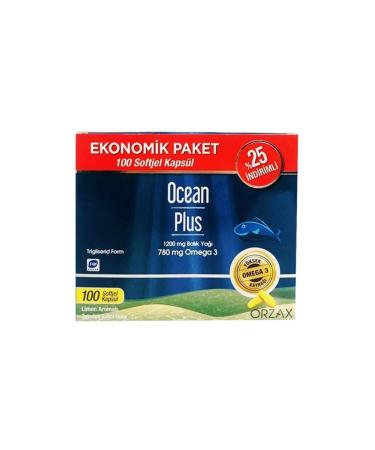 Ocean Ocean Plus Lemon Flavored Supplement 100 Capsules