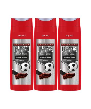 Old Spice Strong Slugger Shower Gel 400 Ml X3