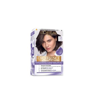 L'Oreal Paris Loreal Paris Excellence Cool Creme Hair Dye 5.11 Extra Ash Light Brown