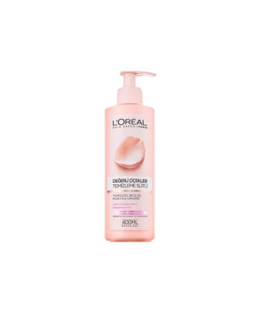 L'Oreal Paris Paris Precious Flowers Cleansing Milk Dry and Sensitive Skin 400 Ml