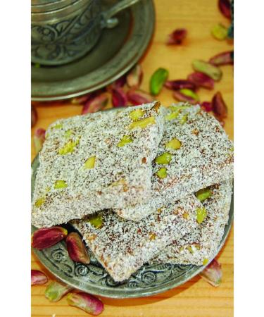 Necim Oksuz Turkish Delight- Cezerye Cezerye with Pistachios 1kg - Buy Online on GoSupps.com