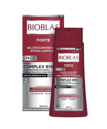 Bioblas Forte Shampoo Complex19 360 Ml t Herbal