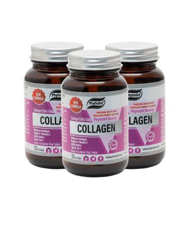 Phytodef Collagen + Vitamin C - 30 Tablets X 3 Pieces