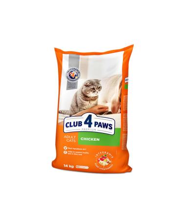 Club4Paws Premium Chicken Adult Cat Food 14 Kg 485125