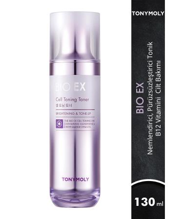 TONYMOLY Toner Bio Ex Cell Moisturizing Smoothing Vitamin B12 Skin Care 130ml