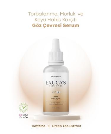 EXUCAS Eye Contour Anti-Puffiness and Dark Circle Caffeine Serum