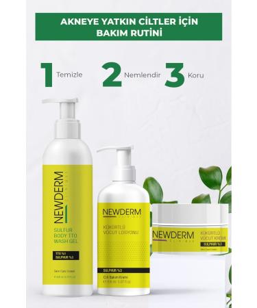 NEWDERM Sulfur Scabies Acne Effective Face and Body Cream 150ml - Buy Online on GoSupps.com