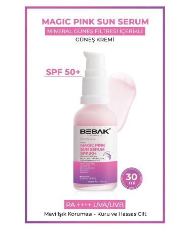 Bebak Skin Tone Equalizer Brightening High Protection +50 Factor Pink Sun Cream/Serum 30ml - Buy Online on GoSupps.com