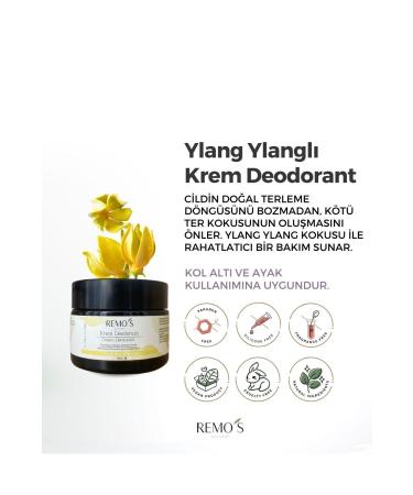 RemosNatural Ylang Ylang Cream Deodorant - Buy Online on GoSupps.com