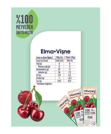 Mixmey Mixed 2 Pack Fruit Bar | Healthy Snack Varieties - 6 X 20gr (12 PIECES) - Buy Online on GoSupps.com