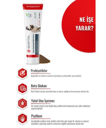 Benifital Malt Paste 100 Gr Prebiotic Malt Paste Supporting Prevention of Cat Hairballs No Added Sugar - Buy Online on GoSupps.com