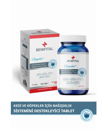 Benifital I-defender Tablet Immune System Support Tablet for Cats and Dogs - Buy Online on GoSupps.com