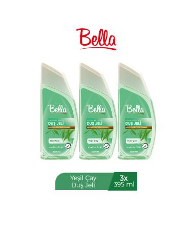 Bella SHOWER GEL GREEN TEA 395 ML X 3 PIECES