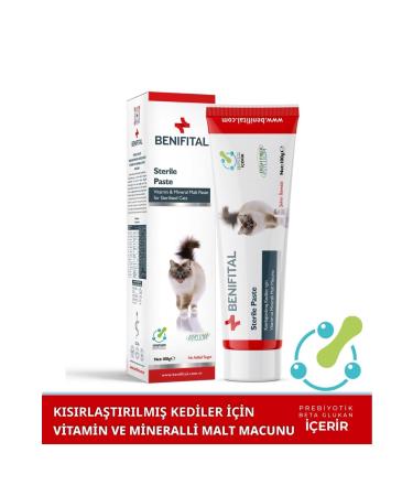 Benifital Sterile Paste 100 gr Vitamin and Mineral Malt Paste for Sterilized Cats - Buy Online on GoSupps.com