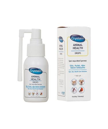 Crystalin Eye Ear and Mouth Care Solution for Cats and Dogs 50 Ml - Buy Online on GoSupps.com