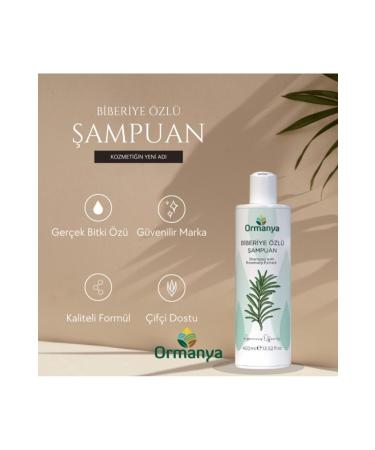 ORMANYA Rosemary Essence Shampoo 400 ml (DOES NOT CONTAIN SLS-SLES-SULFATE-ALCOHOL-PARABEN.) - Buy Online on GoSupps.com