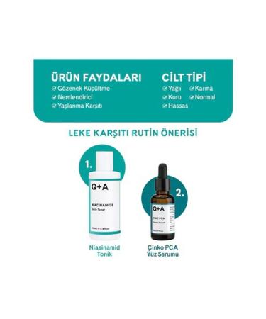 Q + A Niacinamide Tonic 100 ml - Buy Online on GoSupps.com