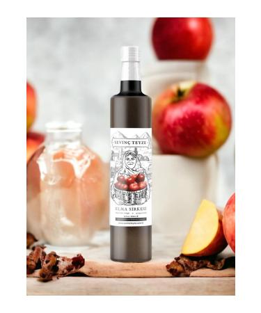 Aunt Sevin Natural Fermentation Apple Cider Vinegar Apple Cider Vinegar 500ml. (FOR DRINKING RAW)